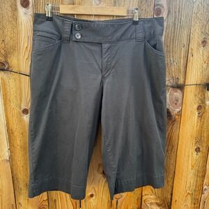 Venezia Gray Cropped Women's Size 14 Casual Capri